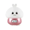 New products Cute Animal kid digital table Alarm Clock With Light