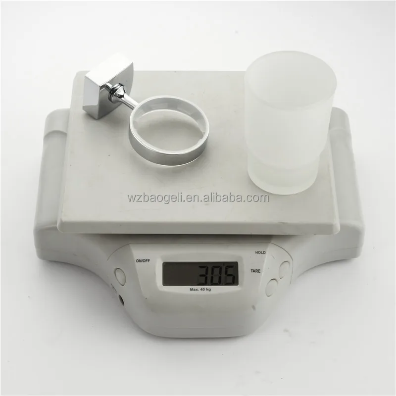 
hot sale New design Modern Zinc alloy Chrome finishing Wall mounted Bathroom sanitary items Single tumbler cup 