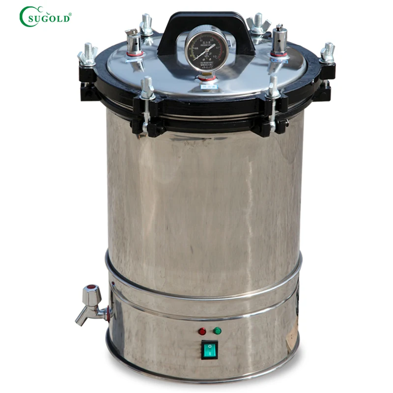 Portable type stainless steel pressure Autoclave 24L sterilizer, View ...