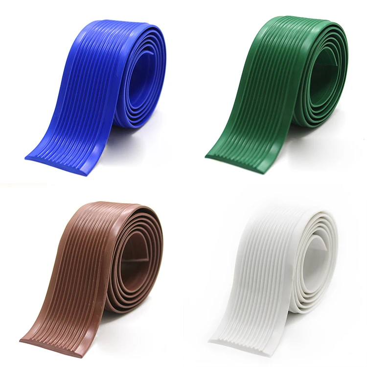 Antislip Stair Edge Protection Trim Rubber Pvc Vinyl Stair Nosing