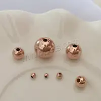 

Seamless 14k rose gold filled spacer beads for jewelry making different size for choice