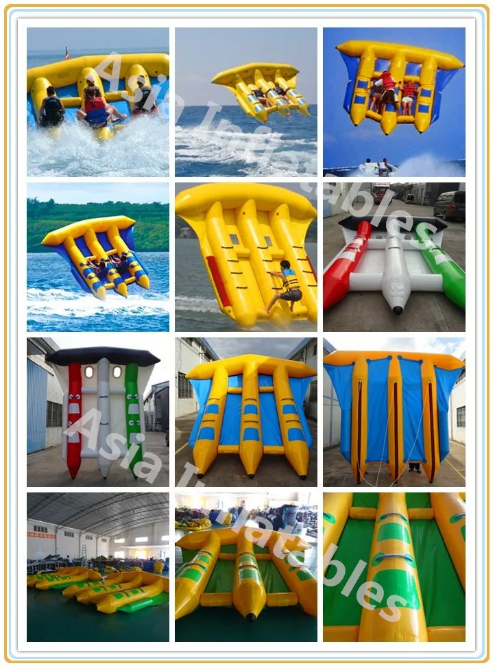 Custom Flying Tube Inflatable Flying Manta Ray / Fly Fish Inflatable For Water Game Buy Custom