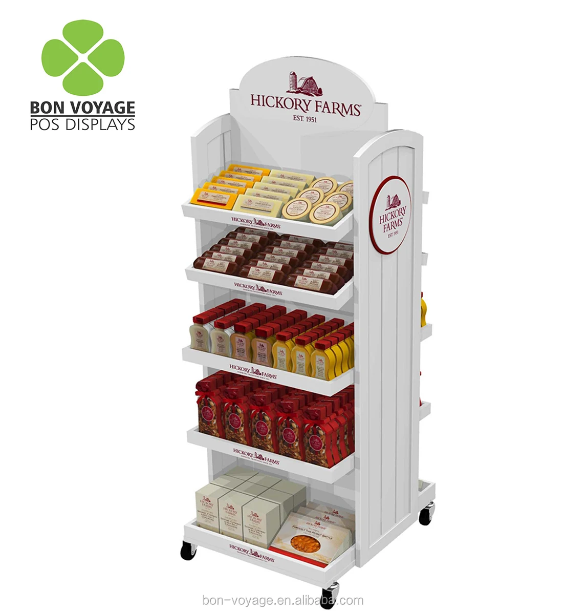 Biscuit Two Sided White Display Stand With 4 Tier Buy Biscuits