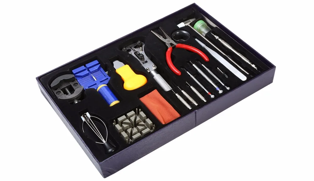 

20pcs Watch Repair Tool Kit Set Professional Wristwatch Remover Sets Case Opener Tweezers Screwdriver for Watch Maintenance