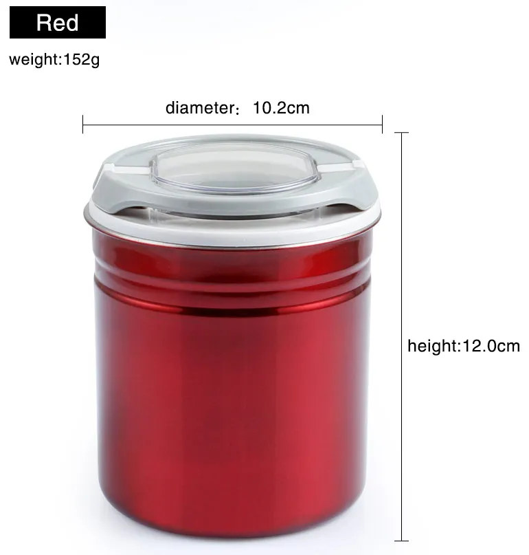 Colorful Spray Paint Cover Stainless Steel Containers Wholesale For