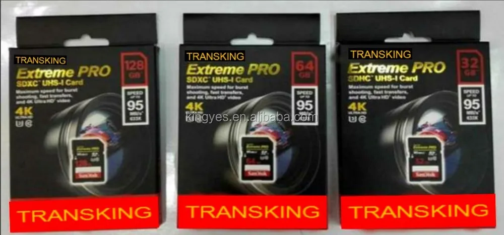 Extreme PRO SD UHS-I Card 4K 633X 95MB/s SD Memory Card