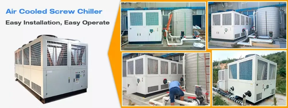 Cooled Screw Water Chiller, 200Kw, 300Kw, 400kW - detail 62