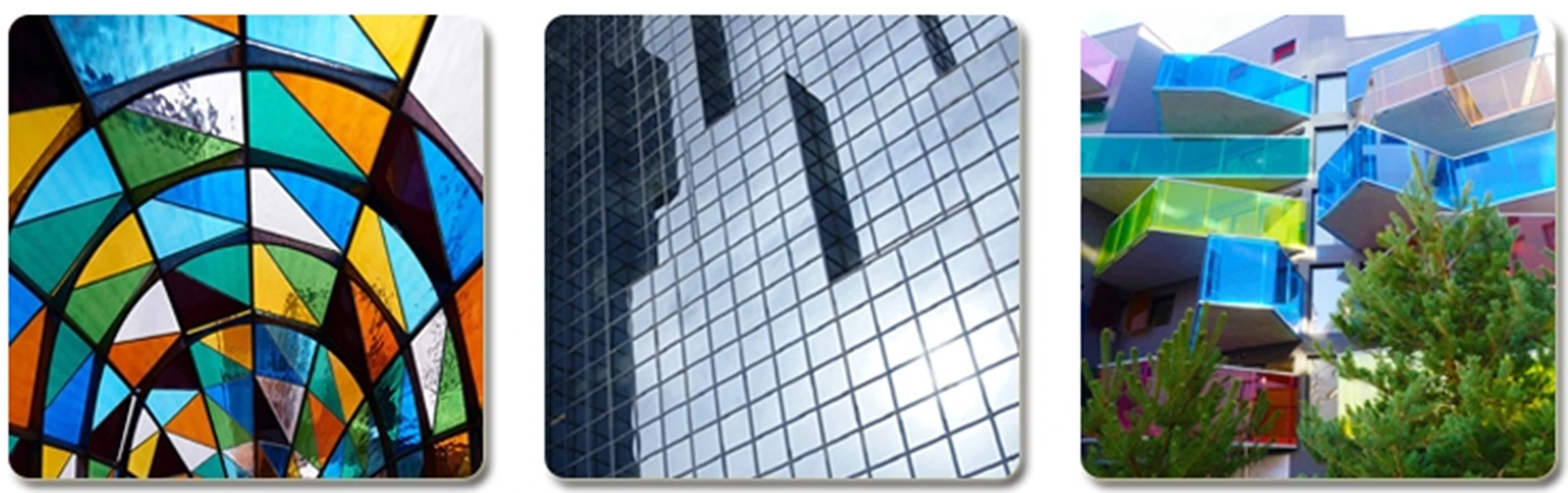 Euro grey tinted building glass