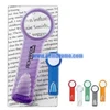 Plastic bookmark with magnifying glass and ruler