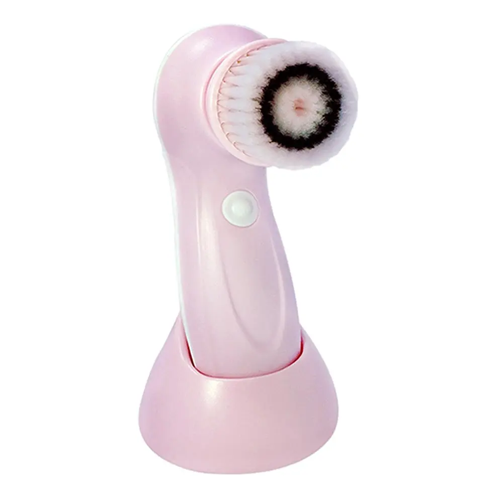 

Body skin face brush facial cleansing brush factory ready to ship 3 in 1 cleansing brush, Red blue