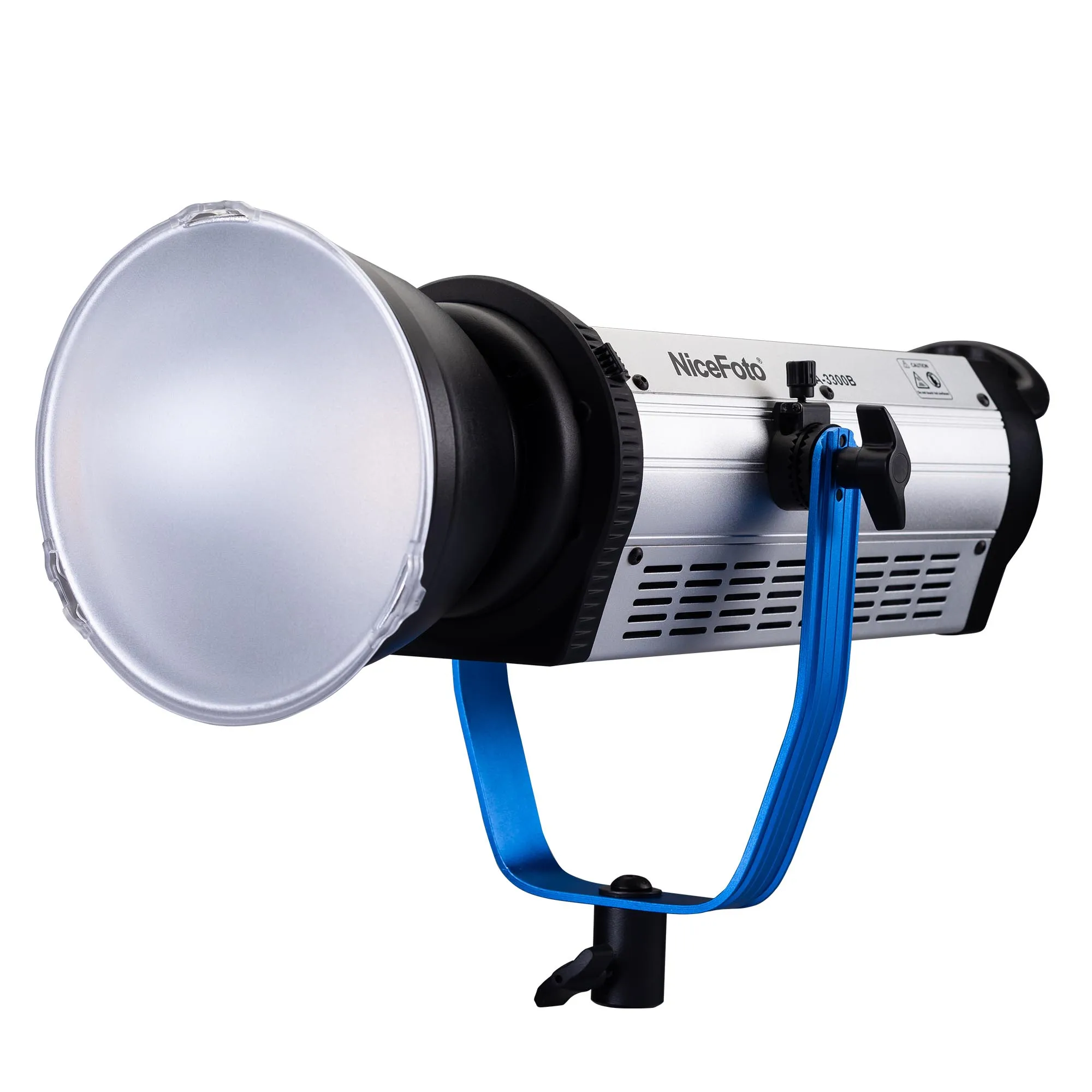 NiceFoto HA-3300B 330W COB LED Video Light 5500 Daylight 65200lux@1m Bowens Mount,CRI&TLCI96 with 2.4G 16 Channels