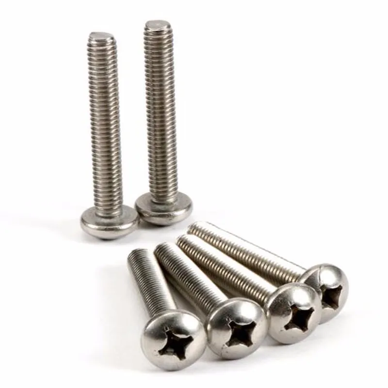 M5m10 Ss304 Ss316 Stainless Steel Phillips Raised Cheese Head Screw Din7985 Buy Raised Cheese