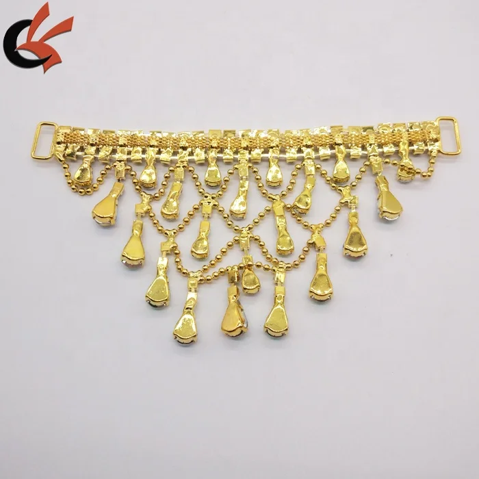 gold clear AB rhinestone connector back view.jpg