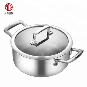 Image of Chinese hot pot cookware titanium cookware set non stick pots