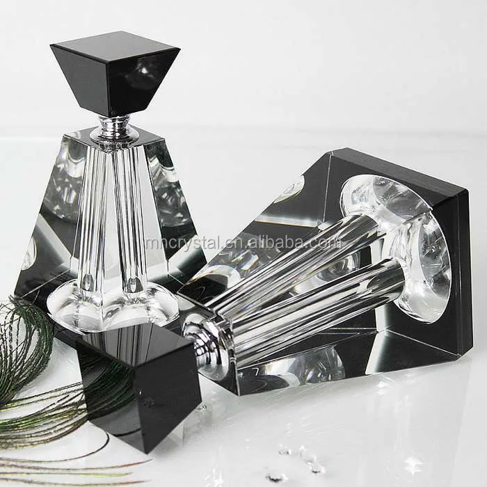 Black Crystal Glass Perfume Bottle Mhx0525 Buy Crystal Perfume