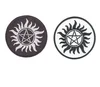Factory Sun star Embroidered Logo Patches ,Iron on Embroidery Patch Embroidery Patch Embroidery badge sew on for clothing