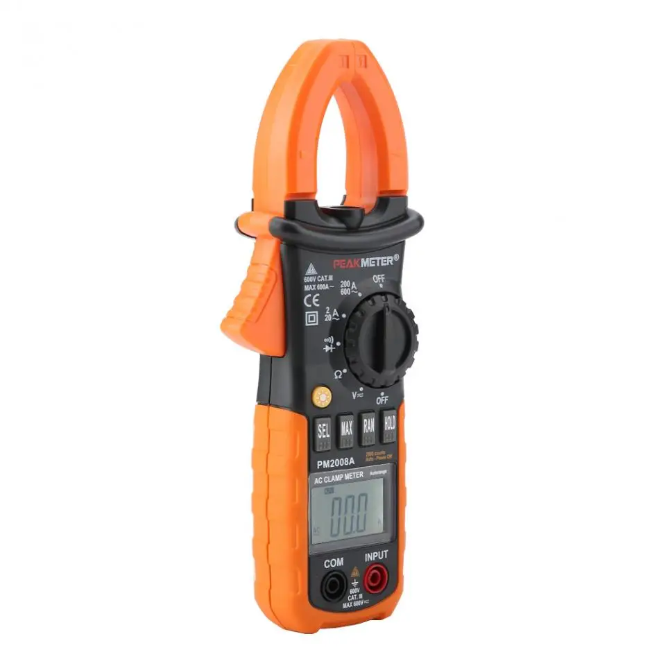 Pm2008a 3 1/2 Automatic And Manual Range Digital Mini Ac Clamp Meter