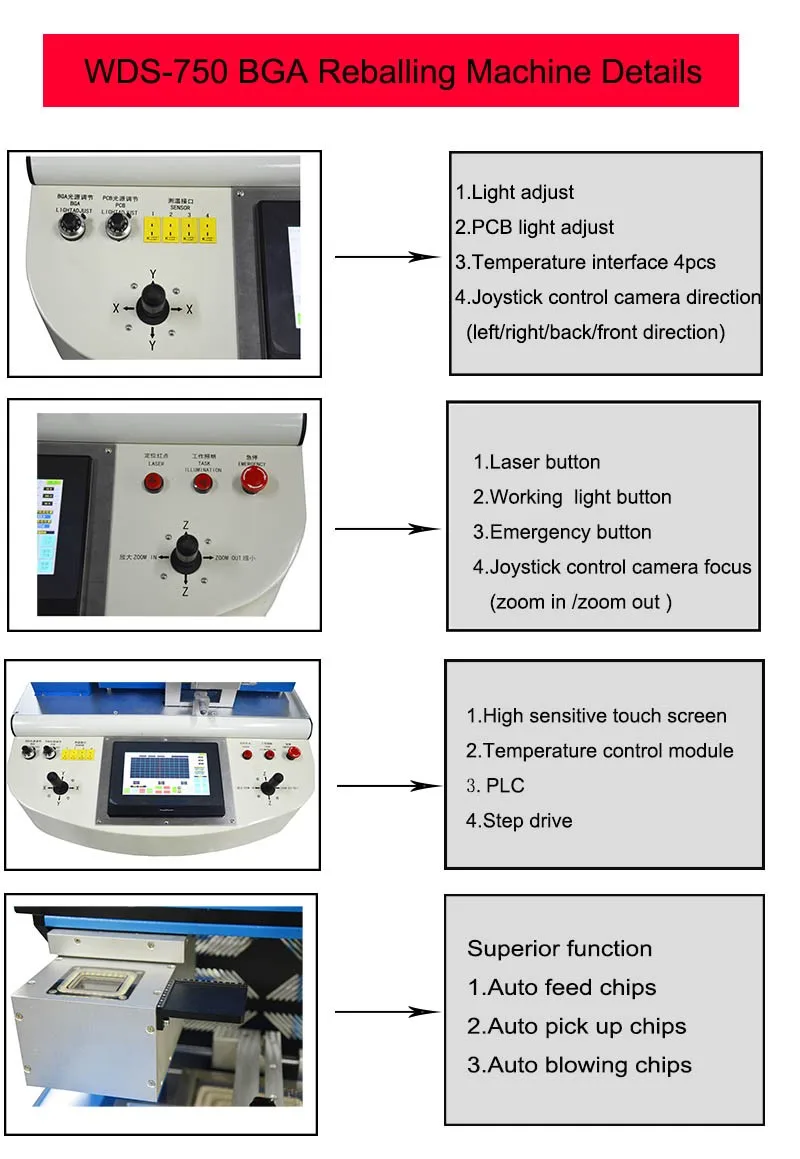 bga reapir machine bga reballing machine bga rework station