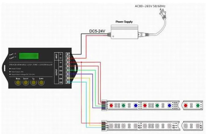 8 16 programs mini controller yb 0608 схема подключения