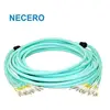 10M 24 Core OM3 multimode LC-LC Pre-Terminated fibre optic patch cord /pigtail Cable