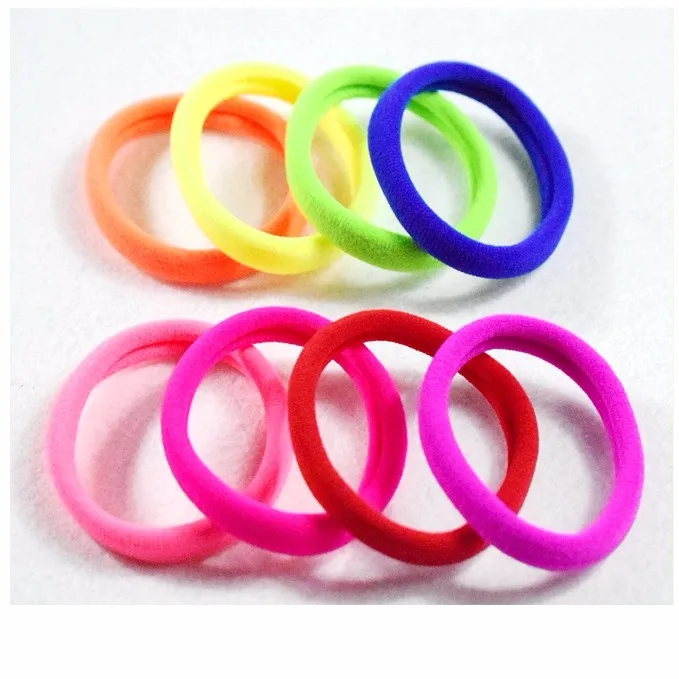 Wholesale 5cm No Damage Colourful Spandex Nylon Elastic Hair Tie Buy