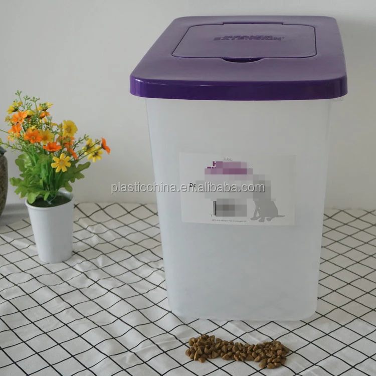 Pet Food Storage Box with Handle