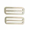 durable 316 stainless steel diving serrated tri glide webbing belt clip with tooth for technical diving