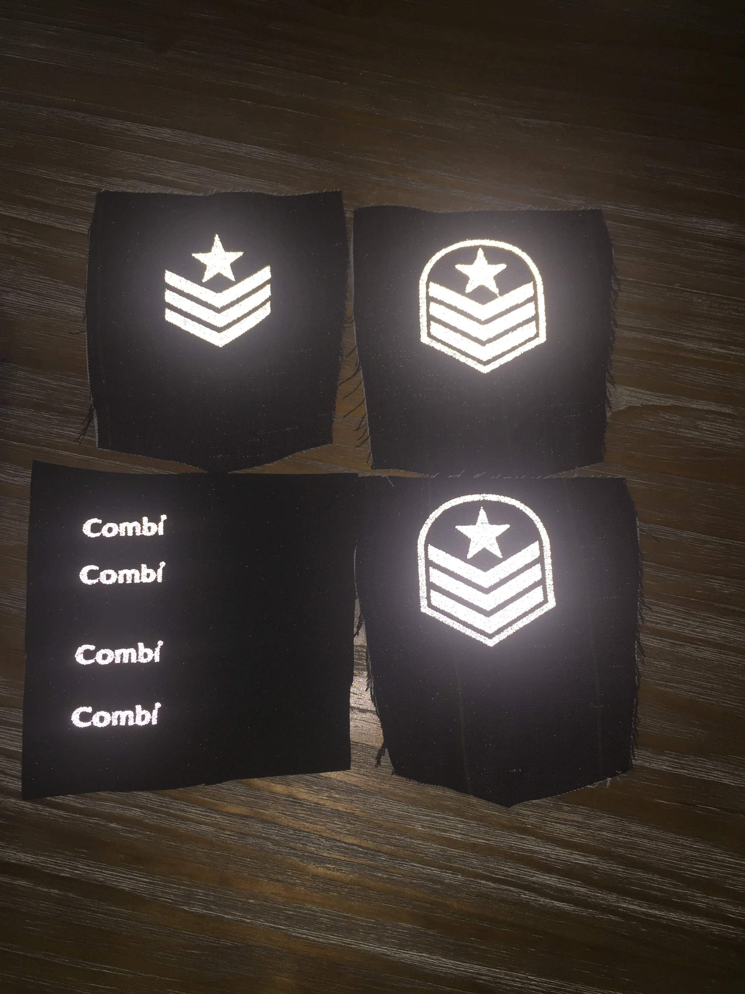 Woven label reflective embroidery thread  buy reflective embroidery