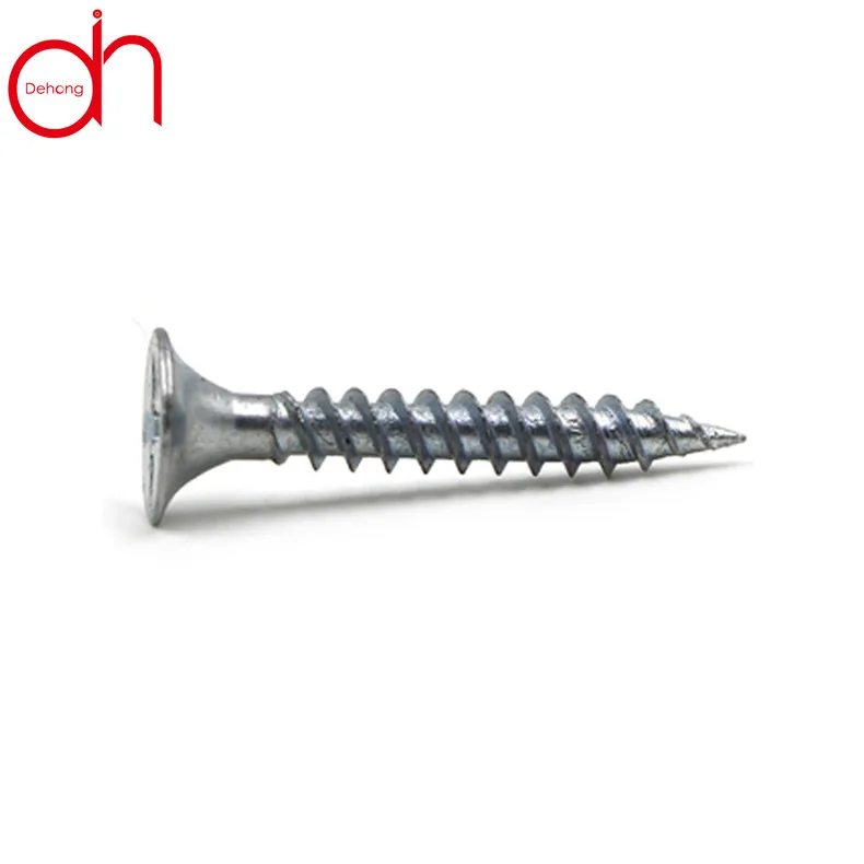 
China Supplier Flat Head Phillips Wood Screw Thread Drywall Screw 