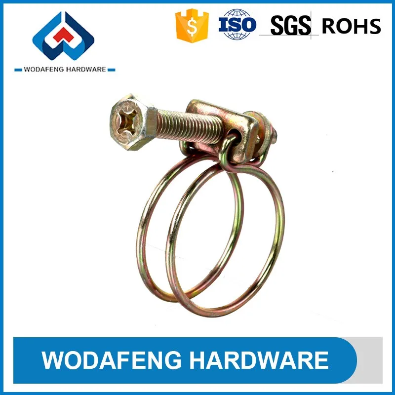 
Galvanized steel double wire clamp 