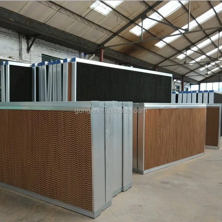 
factory manufacturer poultry / greenhouse / industrial color paper evaporative honeycomb cooling pad 