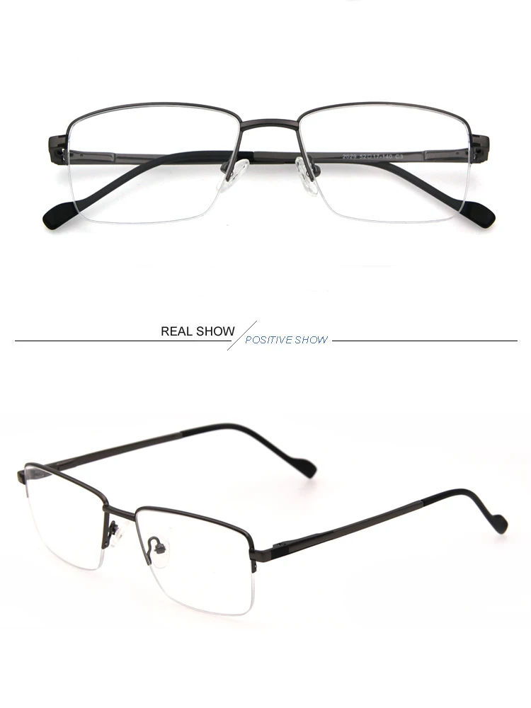 Cheap Square Mens Eyeglass Custom Men Metal Frames For Optical Lenses ...