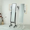 36*40*152 cm MDF frame standing mirror for bed room with wheels