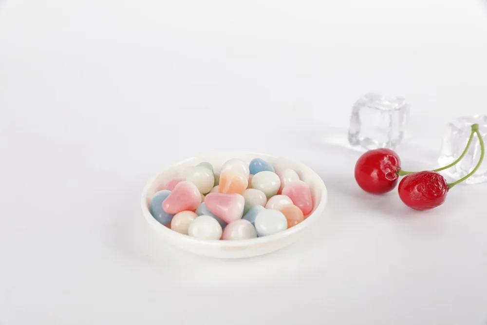 high quality small nail shape jelly soft chew candy mini custom