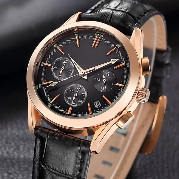 

Day/Date,Chronograph stainless steel back watches men japanese movement watches, N/a