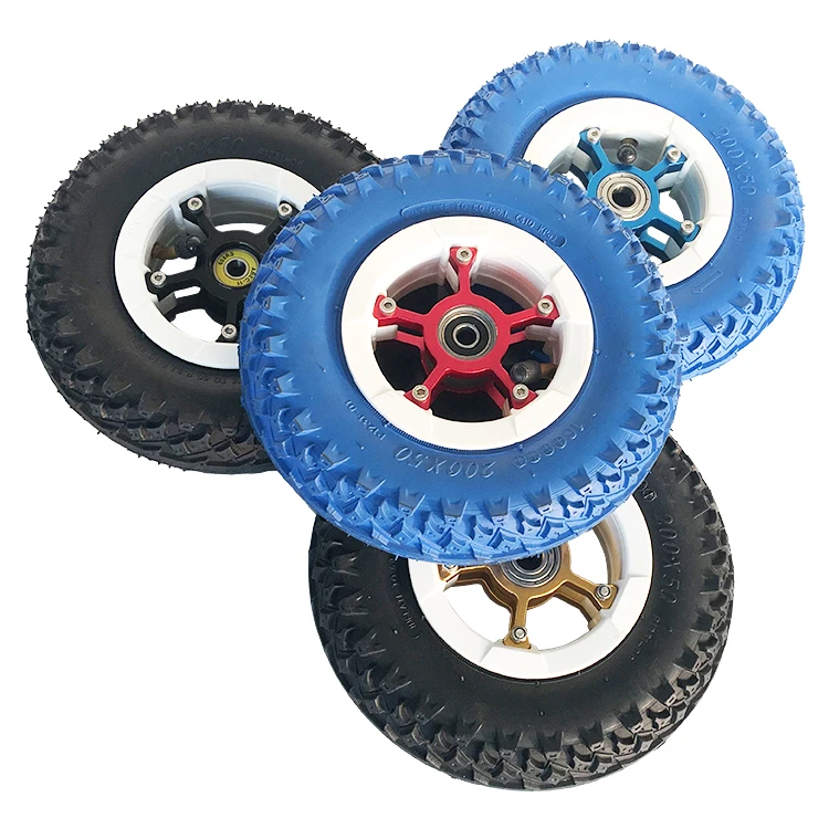 

5-spoked super star 8 inch rubber air tire wheel for mountainboard electric skateboard 200x50, Requirement