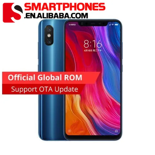 Global ROM Xiaomi Mi8 6GB 128GB Mi 8 Snapdragon 845 Octa Core CPU 6.21" 18.7:9 Full Screen 20MP Front Camera NFC Mobile Pho