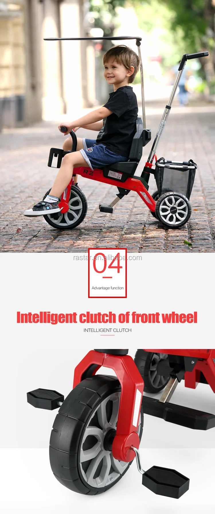 Safe Baby Seat Belt Rastar Wholesale Bike Mother Push Child Folding