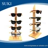 Sunglass display stand,eyeglasses display shelf,wood sunglasses display