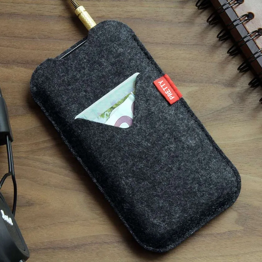 Handmade Wool Cell Phone Sleeve Felt Mobile Phone Case - Buy Case For ...