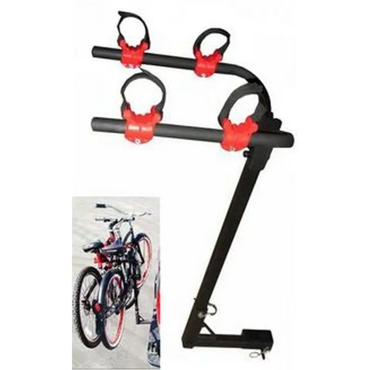 Bicycle Car Rack Bike Rear Boot Mounted Car Carrier Rack With Straps