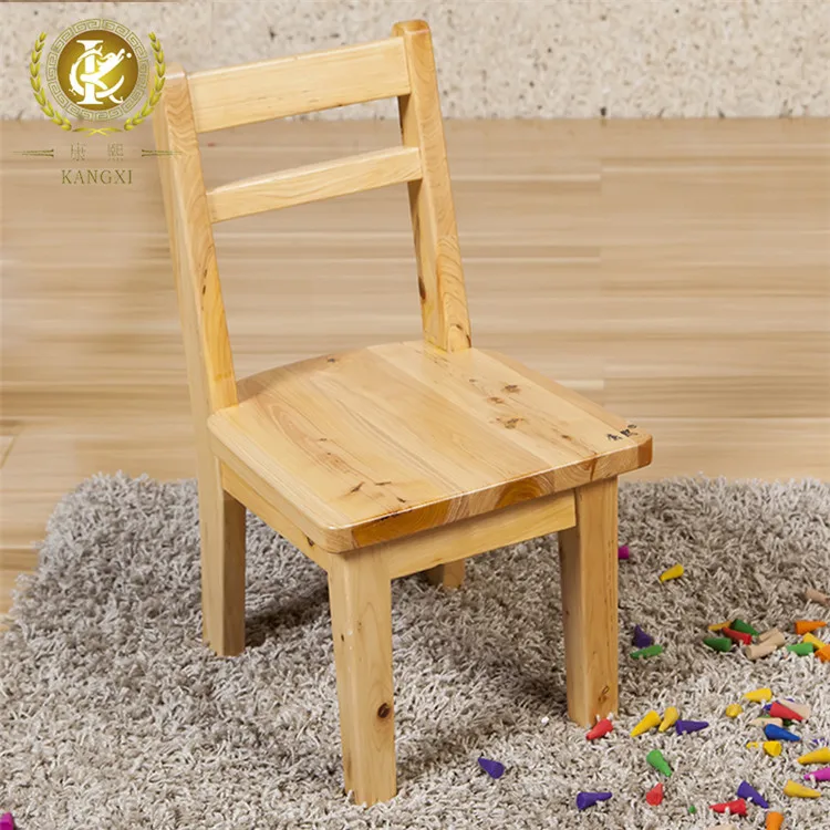 simple wooden high chair