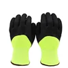 Cold proof double liner acrylic fibers latex foam 3/4 coating winter gloves