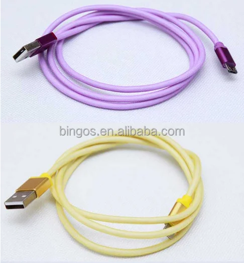 Fish Net Braided Micro USB Cable Fast Charging Data Sync Cable For Android