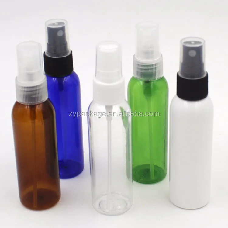 amber plastic spray bottles