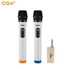2019 CQA dual double universal wireless microphone mic in stock professional VHF Micro karaoke micro co day