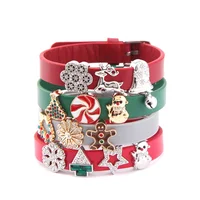 

Mixed lot Christmas jewelry gift DIY charms bracelets for friends