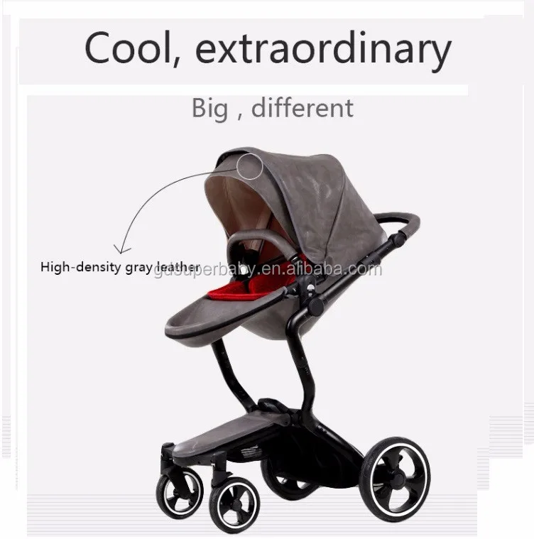Luxury Baby Stroller Folding Baby Carriage High Landscape Sit And Lie For Newborn Infant Four
