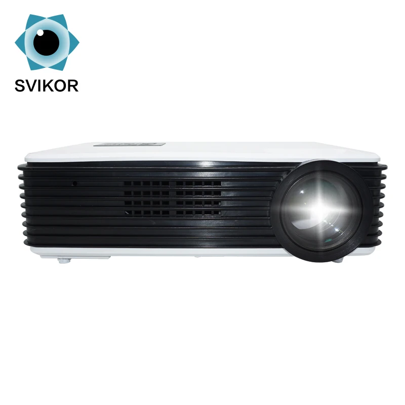 

Custom Logo Home Cinema Led Mini Projector Short Throw, White/ black