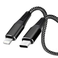 

Original Braided MFi for Lightning to Type C Mobile Cell Phone Charger Fast Charging USB Tipo C Extension Data Cable for iPhone